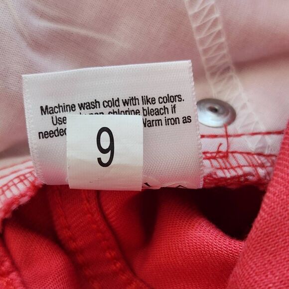 St. John's Bay Coral Pink Skinny Jeans NWT Size 4 Pink Jeans - Picture 10 of 12